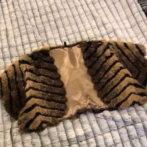 Cute fur shawl